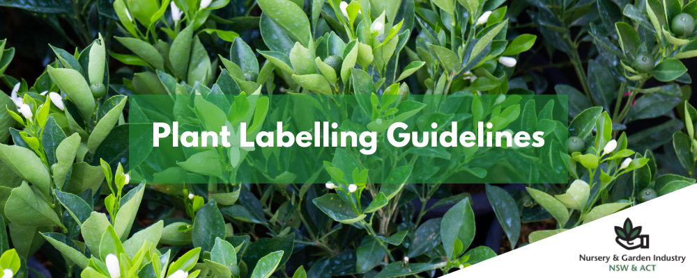 Plant Labelling Guidelines